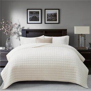 Luxury Velvet Quilt Set King Size, Lightweight Velvet Comforter Set, Oversized